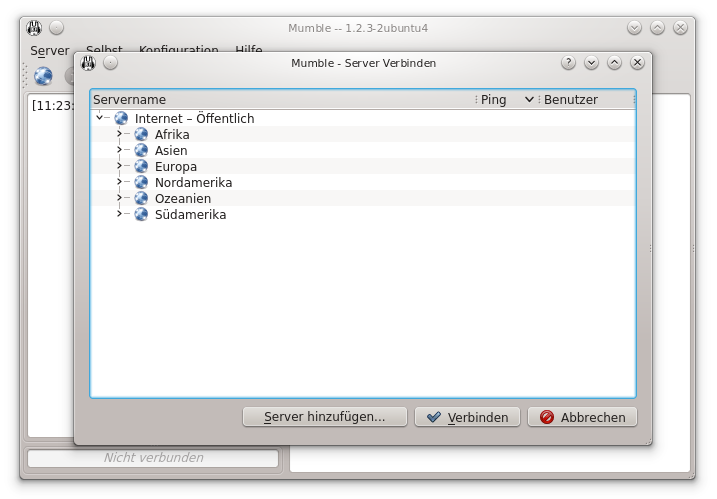 Datei:Mumble-hauptfenster-mit-serverliste.png